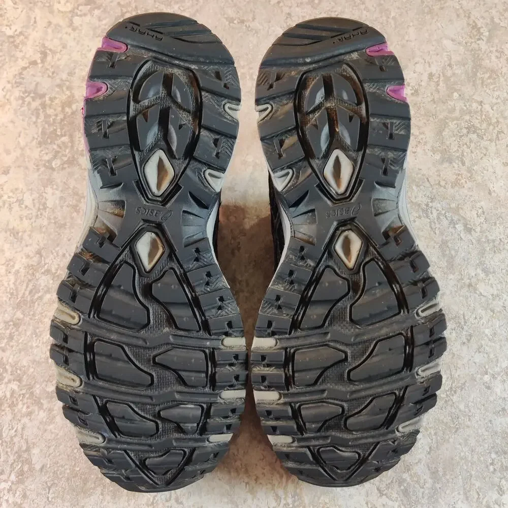 Asics Gel Sonoma‎ Hiking Shoes Women's 9 Gray Purple Trail Running Jogging T774N